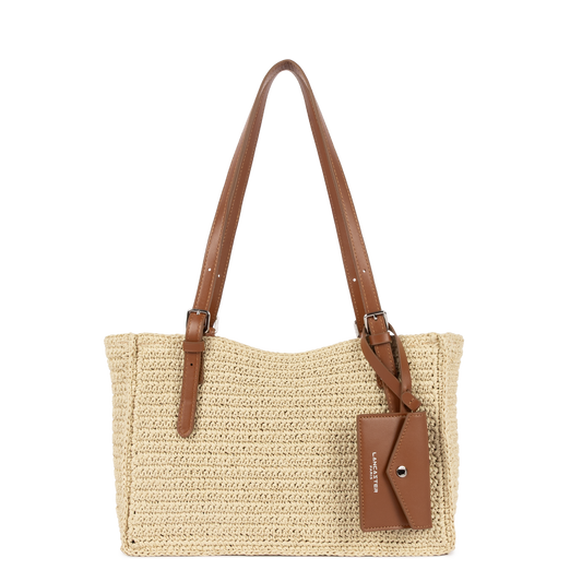 sac cabas épaule - playa #couleur_camel