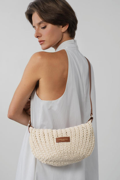 Petit sac besace - Tressé coton