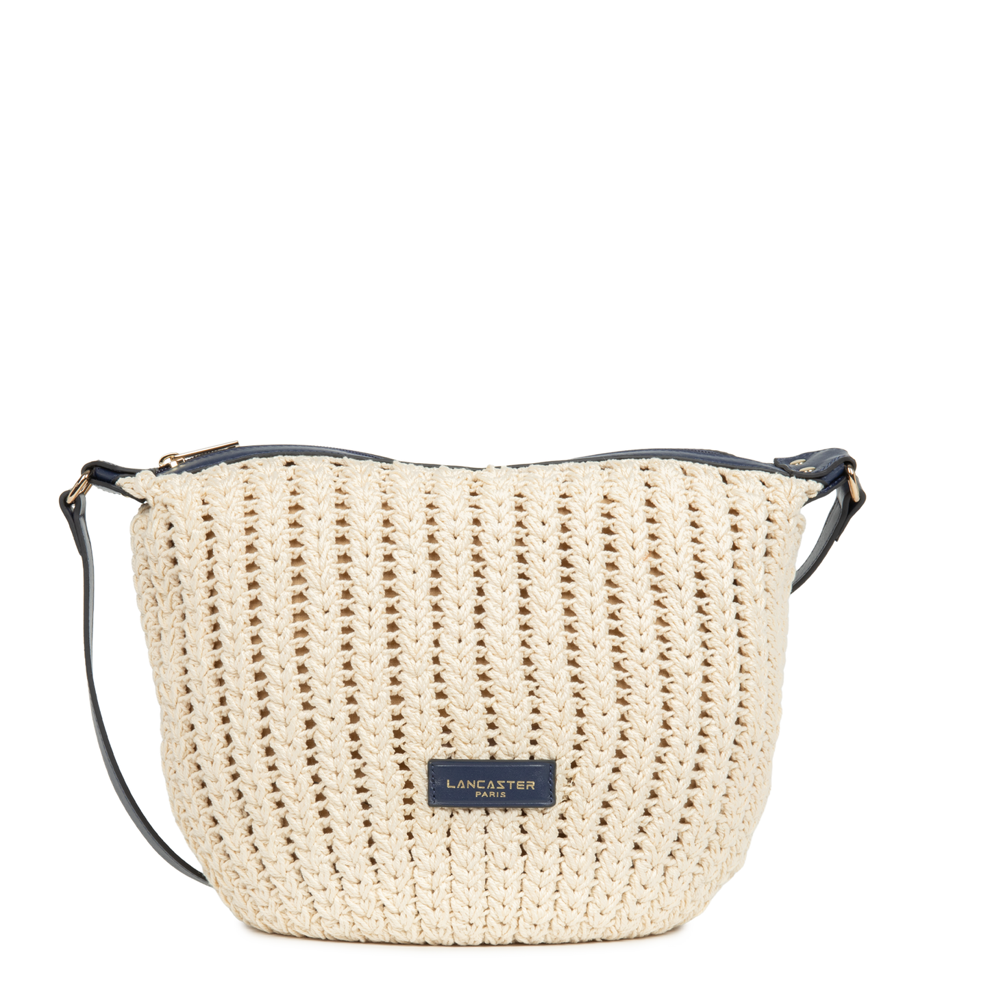 sac besace - tressé coton #couleur_bleu