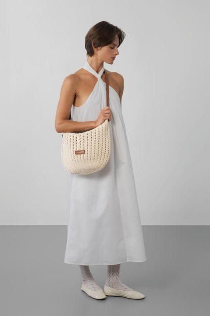 Sac besace - Tressé coton