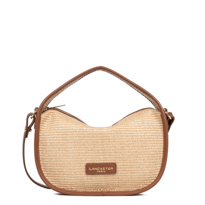 petit sac besace - mini osier #couleur_cognac