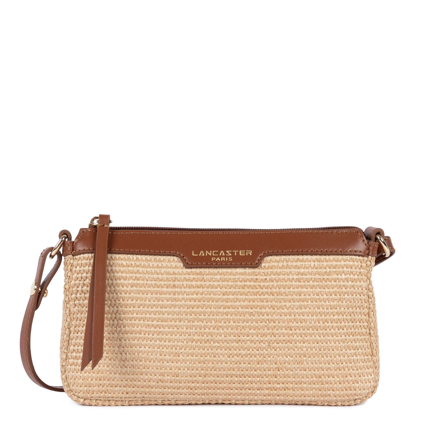 pochette - mini osier #couleur_cognac