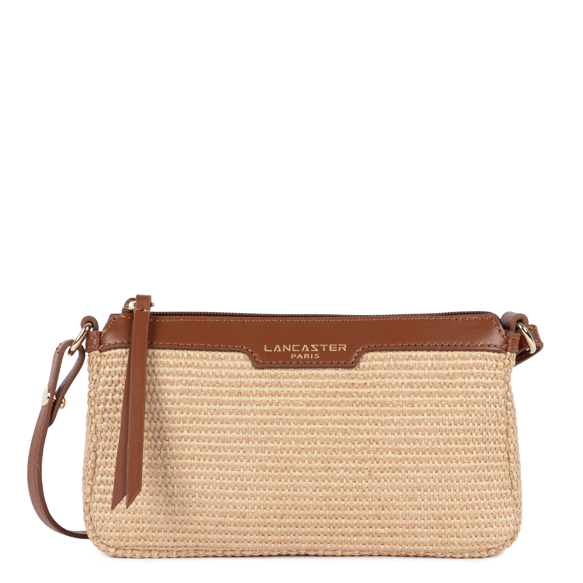 pochette - mini osier #couleur_cognac