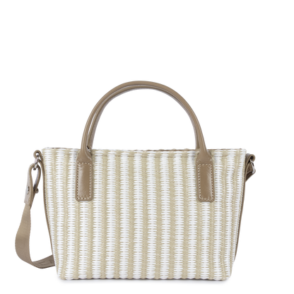 Mini sac cabas main - KBA Marinière Osier