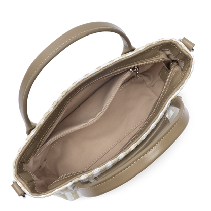 Mini sac cabas main - KBA Marinière Osier