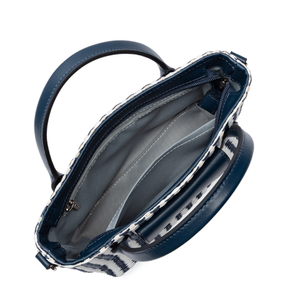 Mini sac cabas main - KBA Marinière Osier