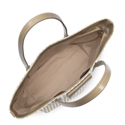Sac cabas épaule - KBA Marinière Osier