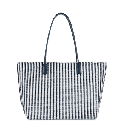 Sac cabas épaule - KBA Marinière Osier