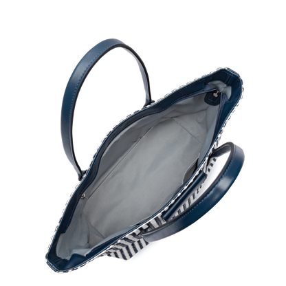 Sac cabas épaule - KBA Marinière Osier