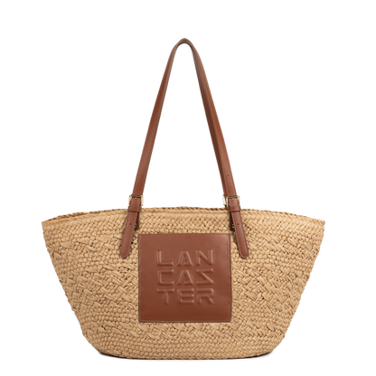 sac cabas épaule - le panier #couleur_cognac