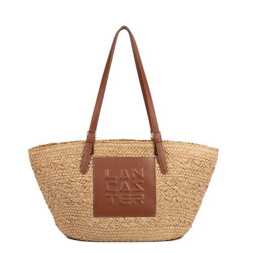 sac cabas épaule - le panier #couleur_cognac