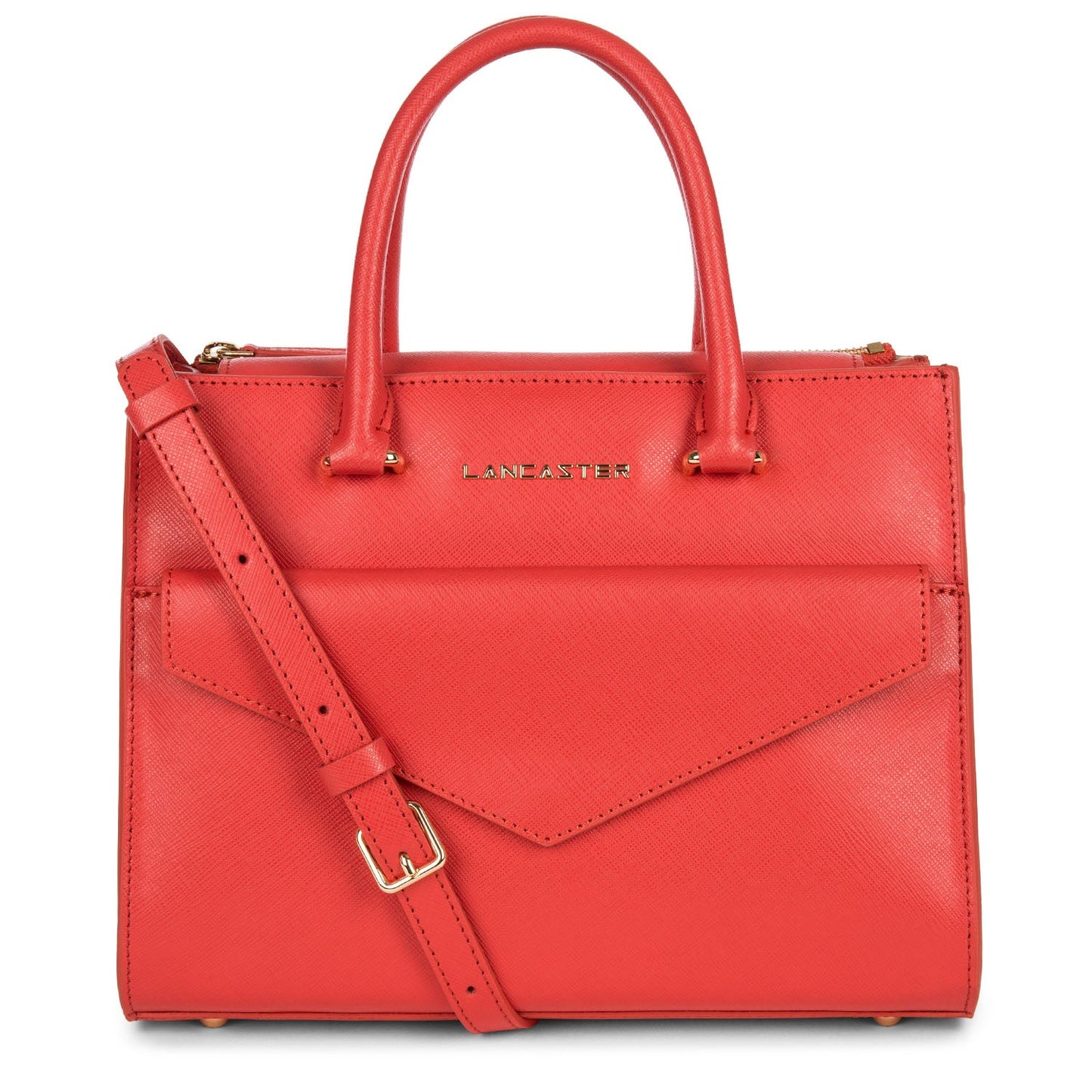 sac à main - saffiano signature #couleur_pasteque
