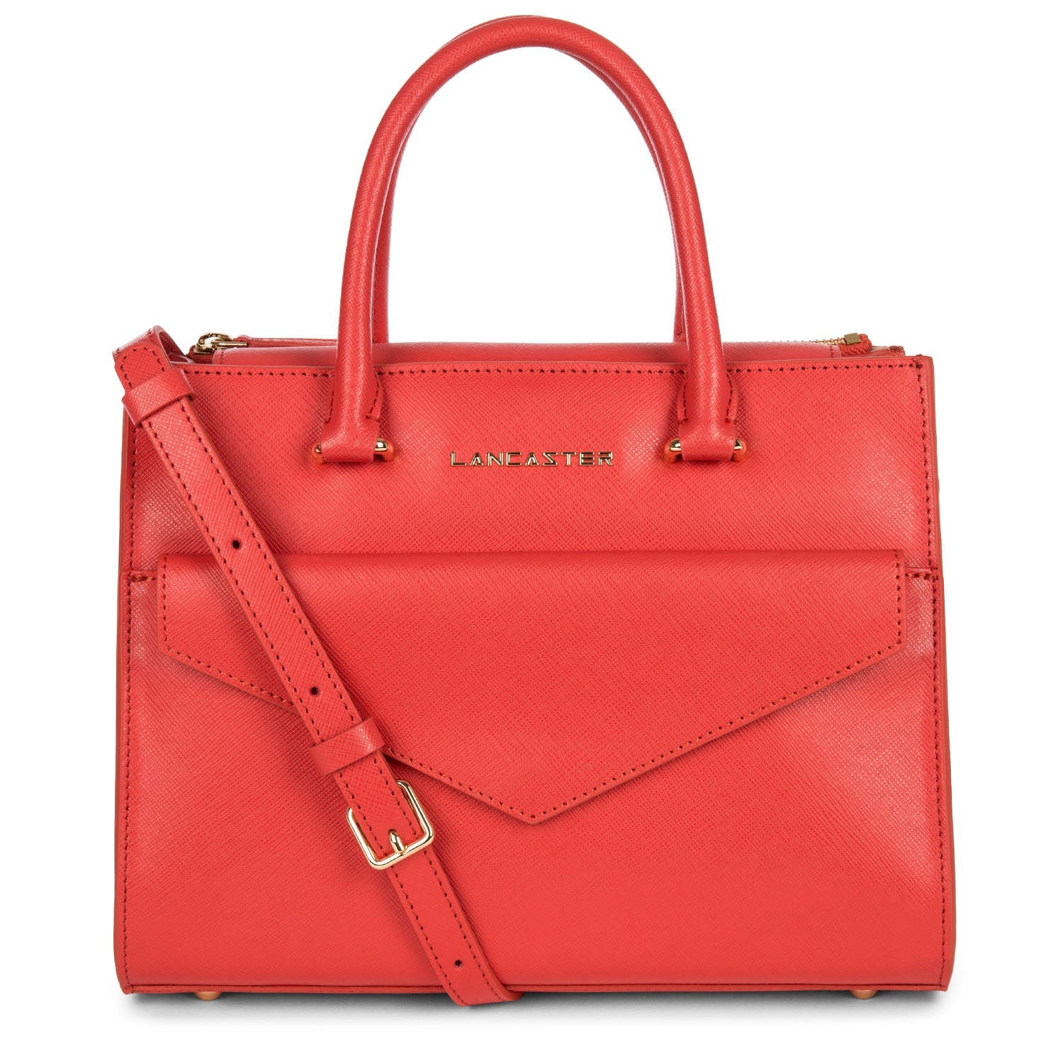 sac à main - saffiano signature #couleur_pasteque