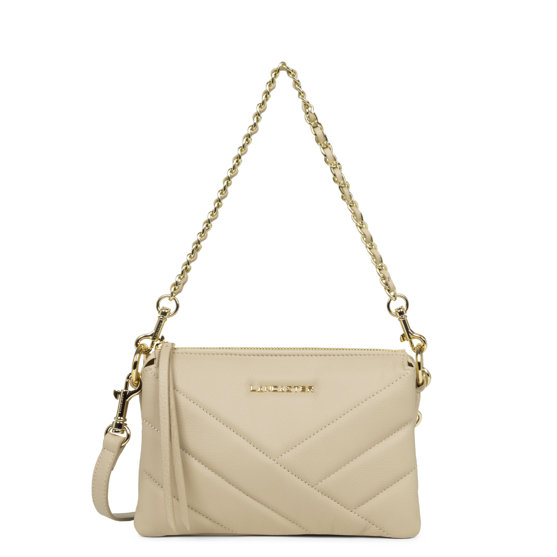 petite pochette - soft matelassé #couleur_beige