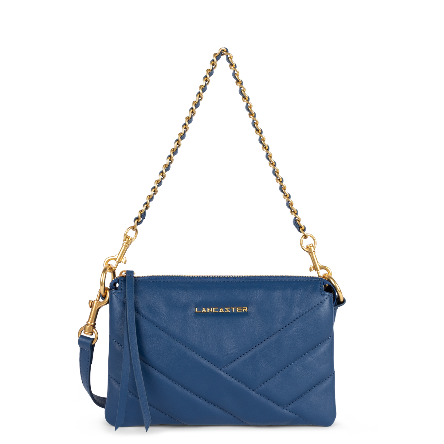 petite pochette - soft matelassé #couleur_bleu