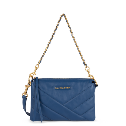 petite pochette - soft matelassé #couleur_bleu
