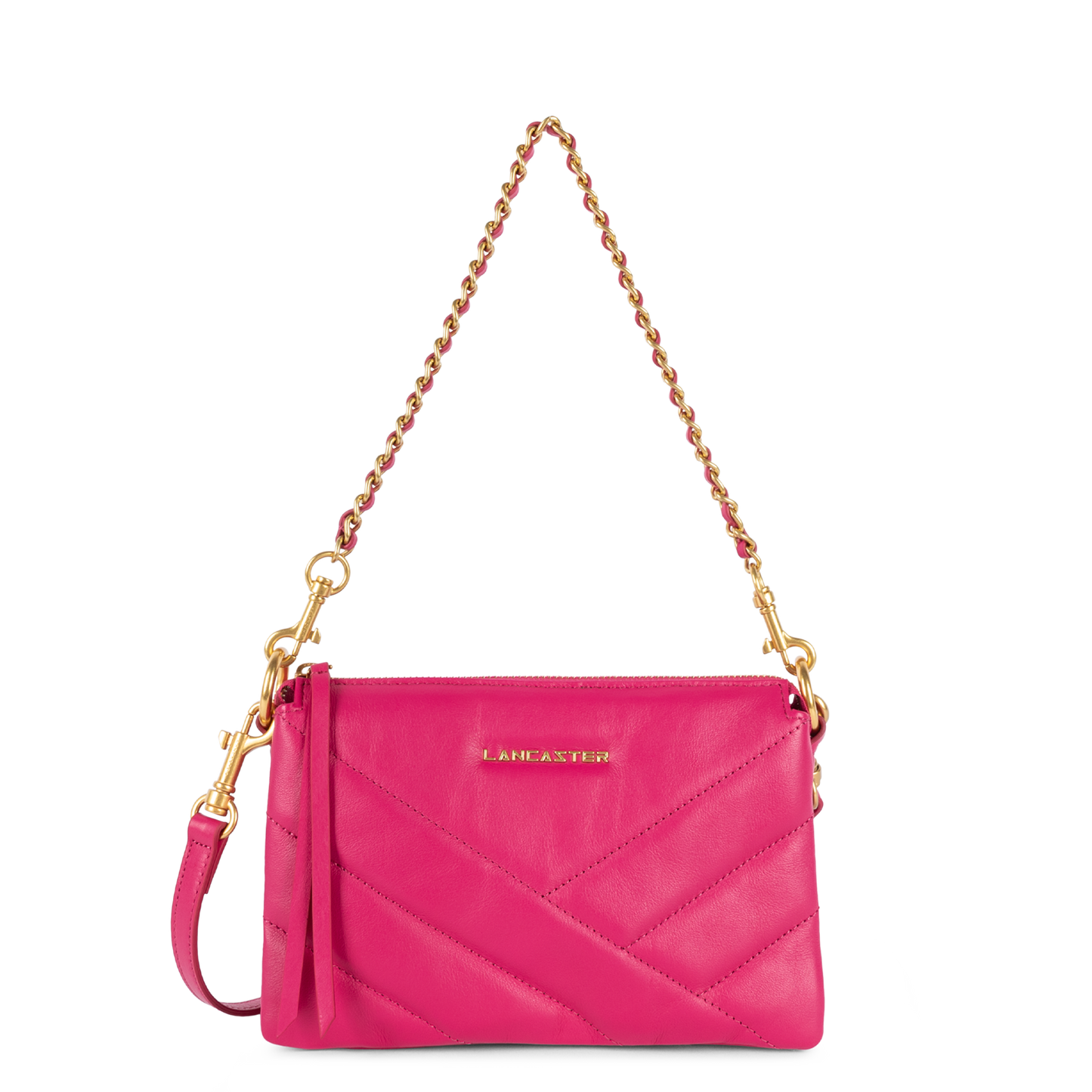 petite pochette - soft matelassé #couleur_fuxia