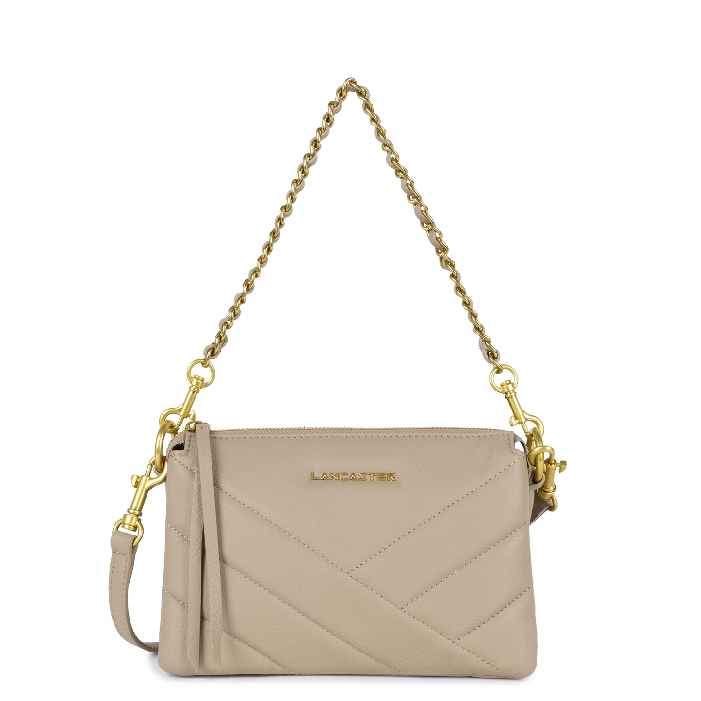 petite pochette - soft matelassé #couleur_galet