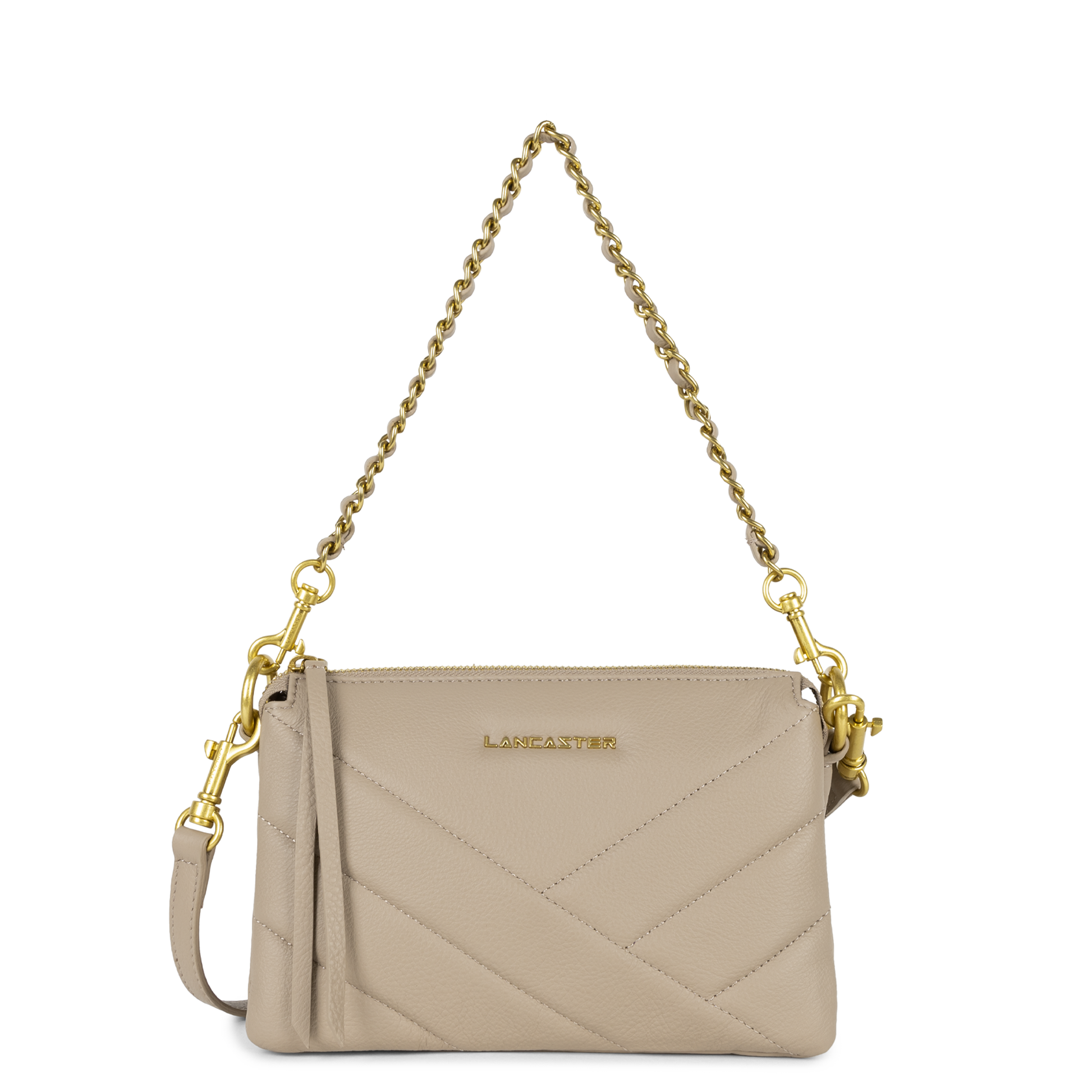 petite pochette - soft matelassé #couleur_galet