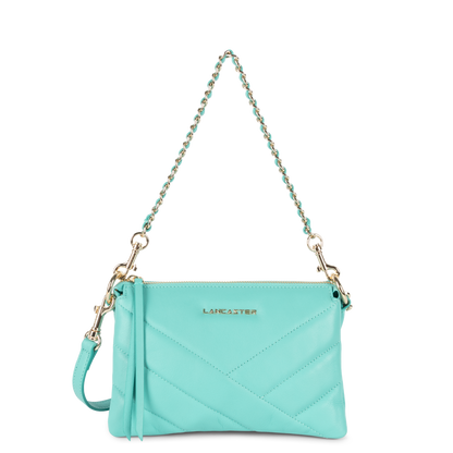 petite pochette - soft matelassé #couleur_lagon