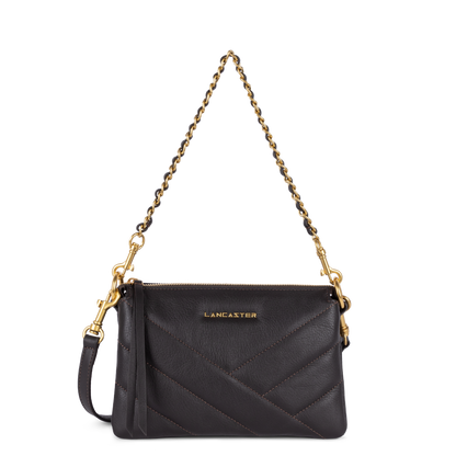 petite pochette - soft matelassé #couleur_marron