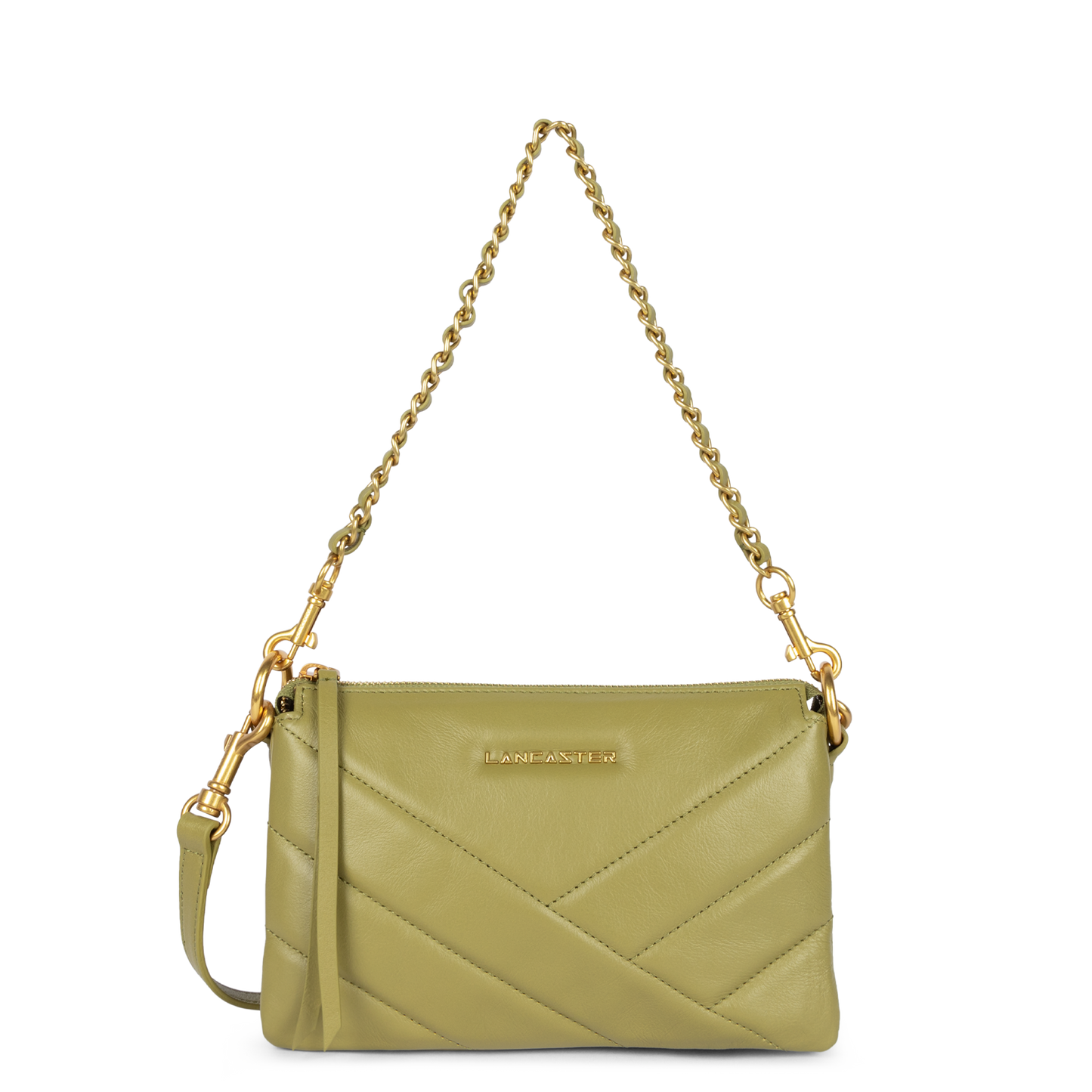 petite pochette - soft matelassé #couleur_olive