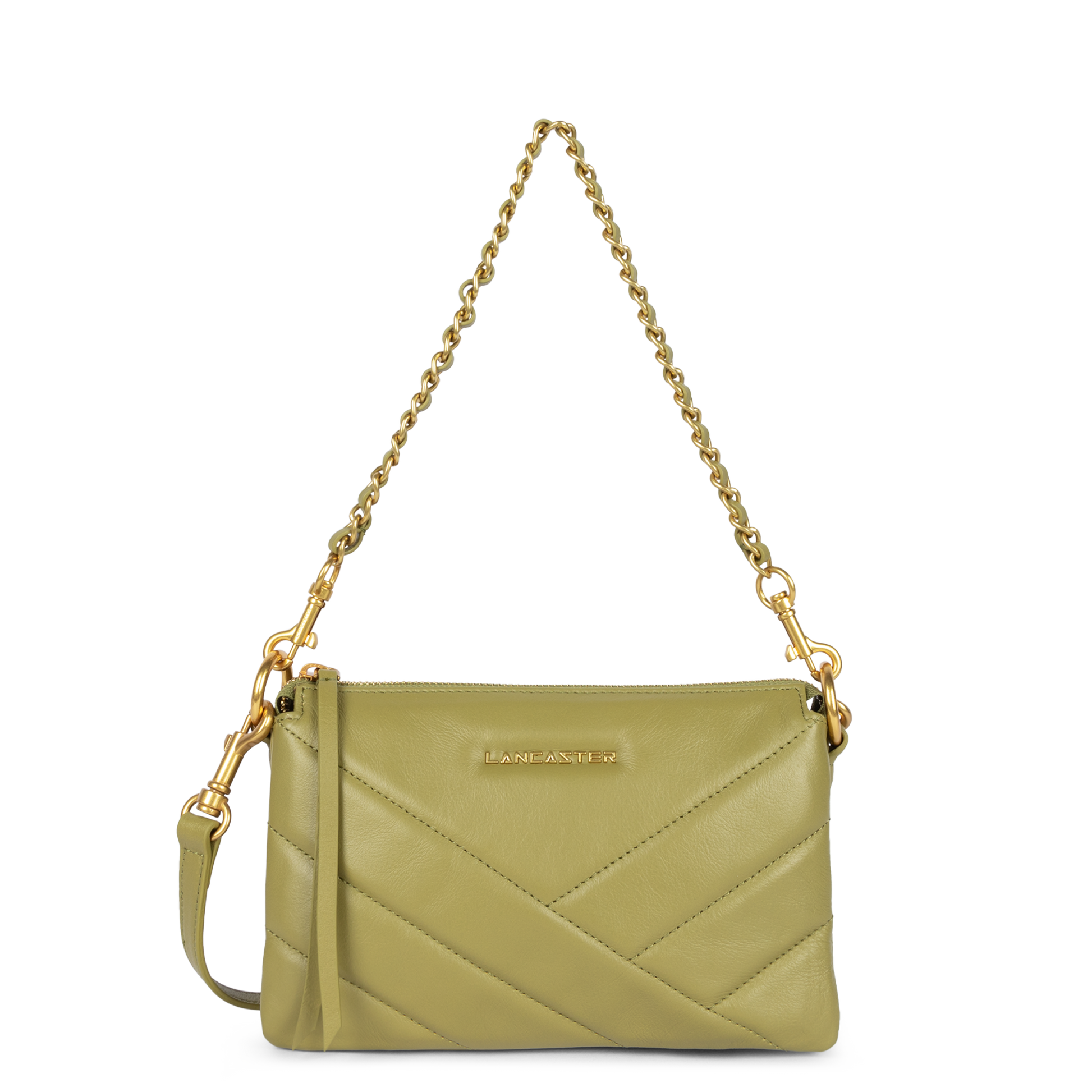 petite pochette - soft matelassé #couleur_olive