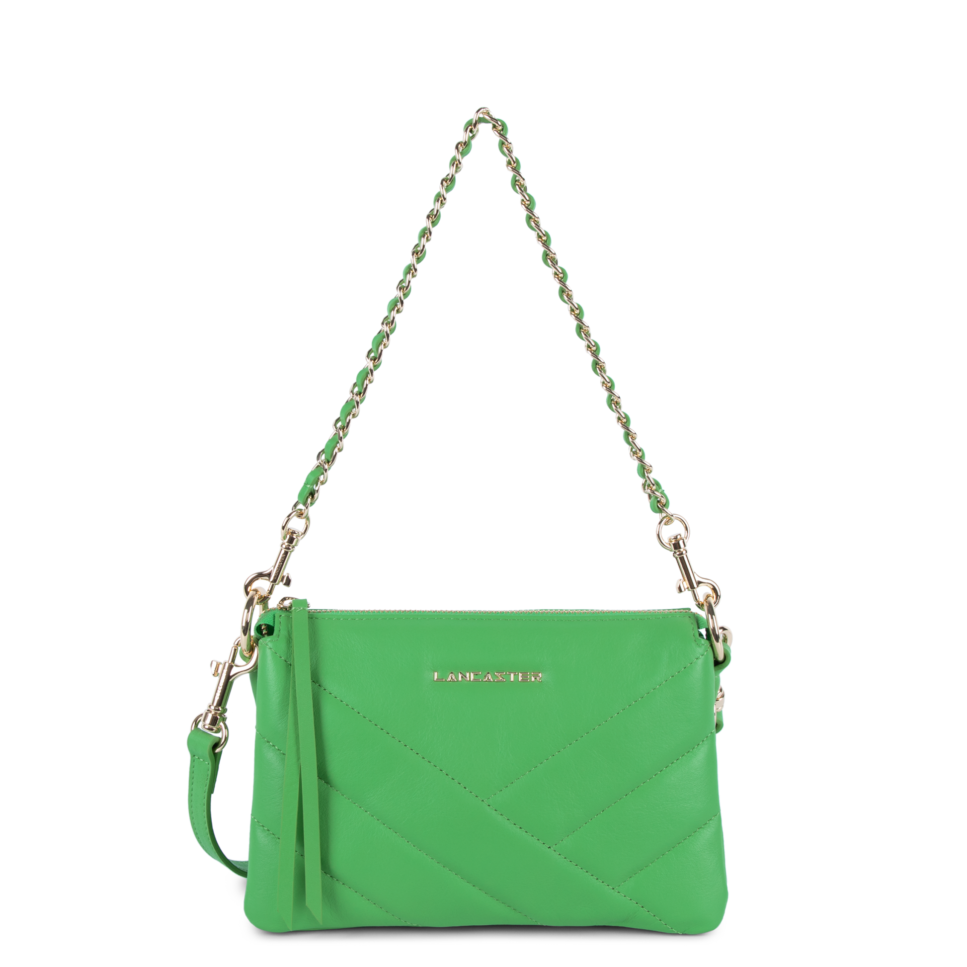petite pochette - soft matelassé #couleur_vert-colo