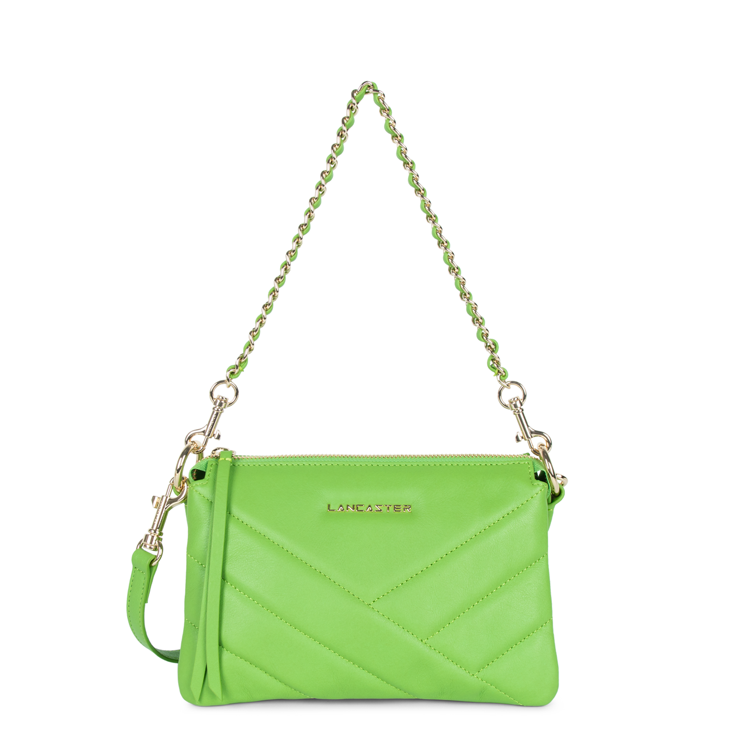 petite pochette - soft matelassé #couleur_vert-mousse