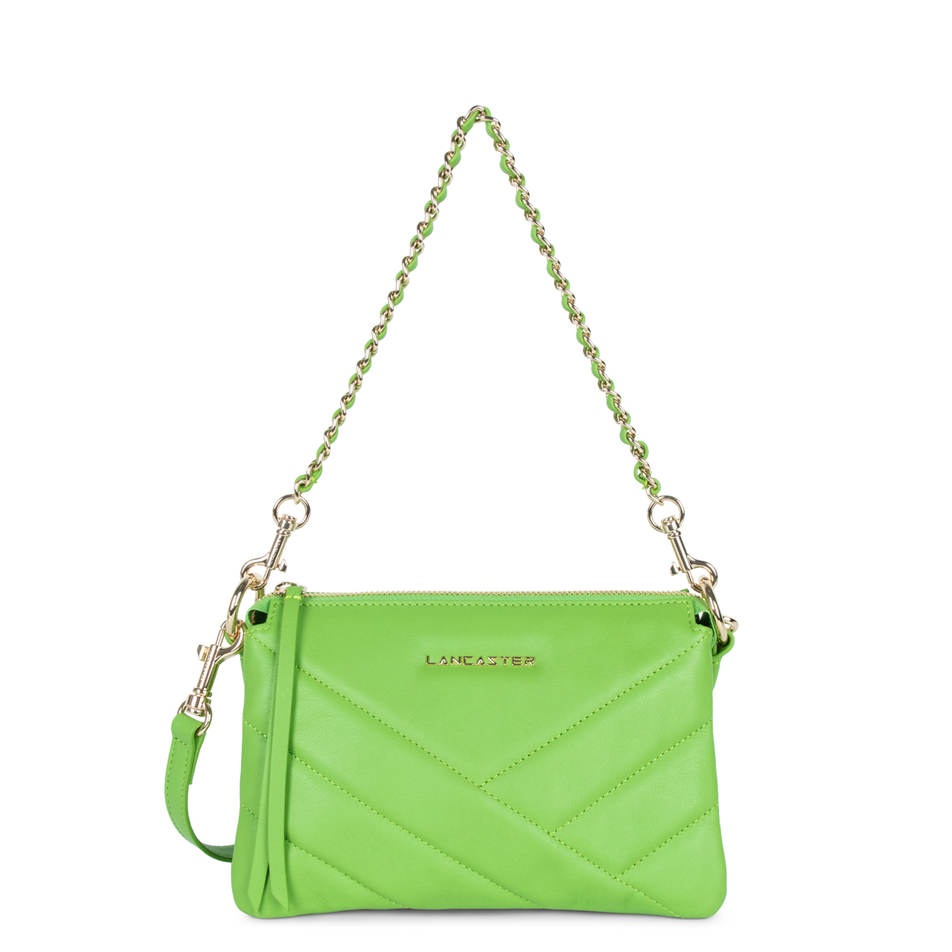 petite pochette - soft matelassé #couleur_vert-mousse