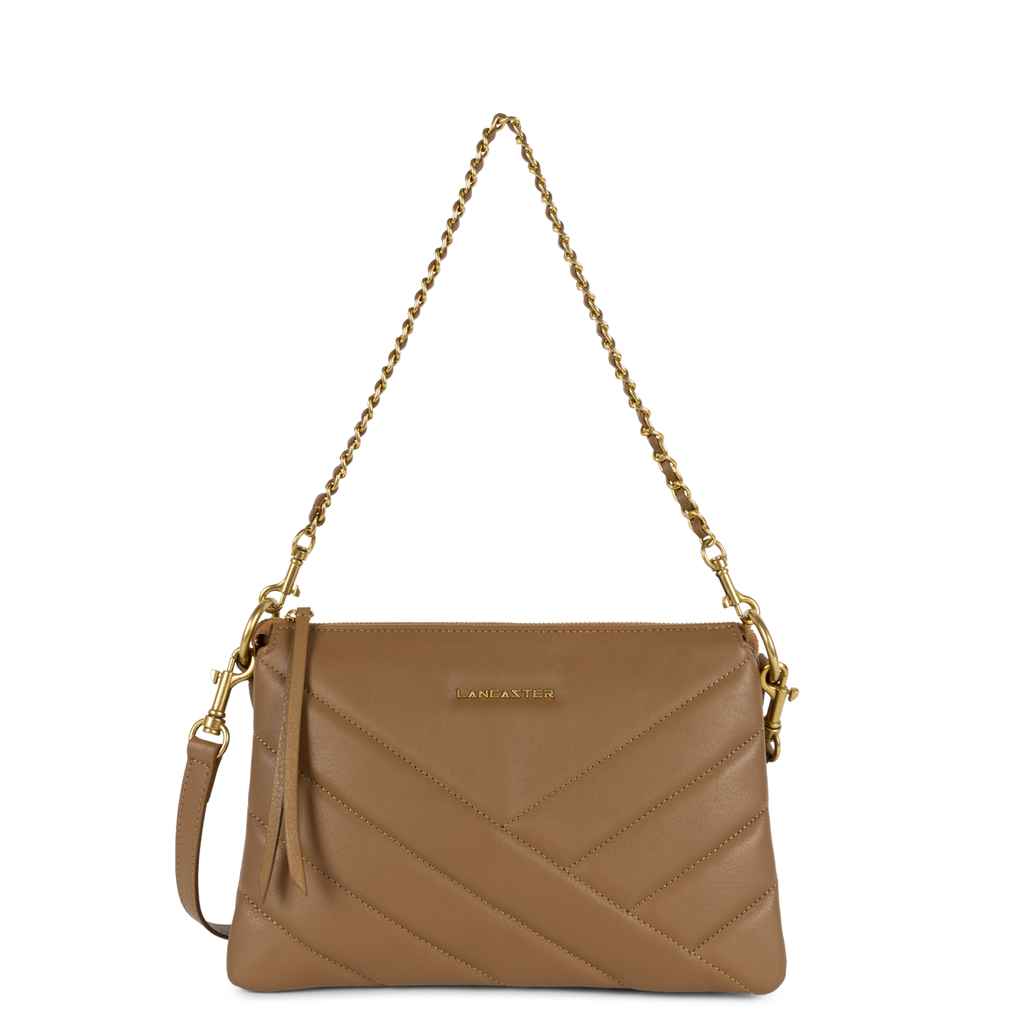 pochette - soft matelassé #couleur_camel