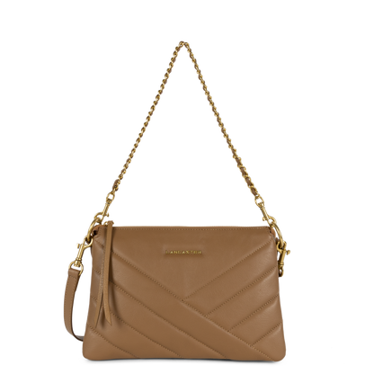 pochette - soft matelassé #couleur_camel