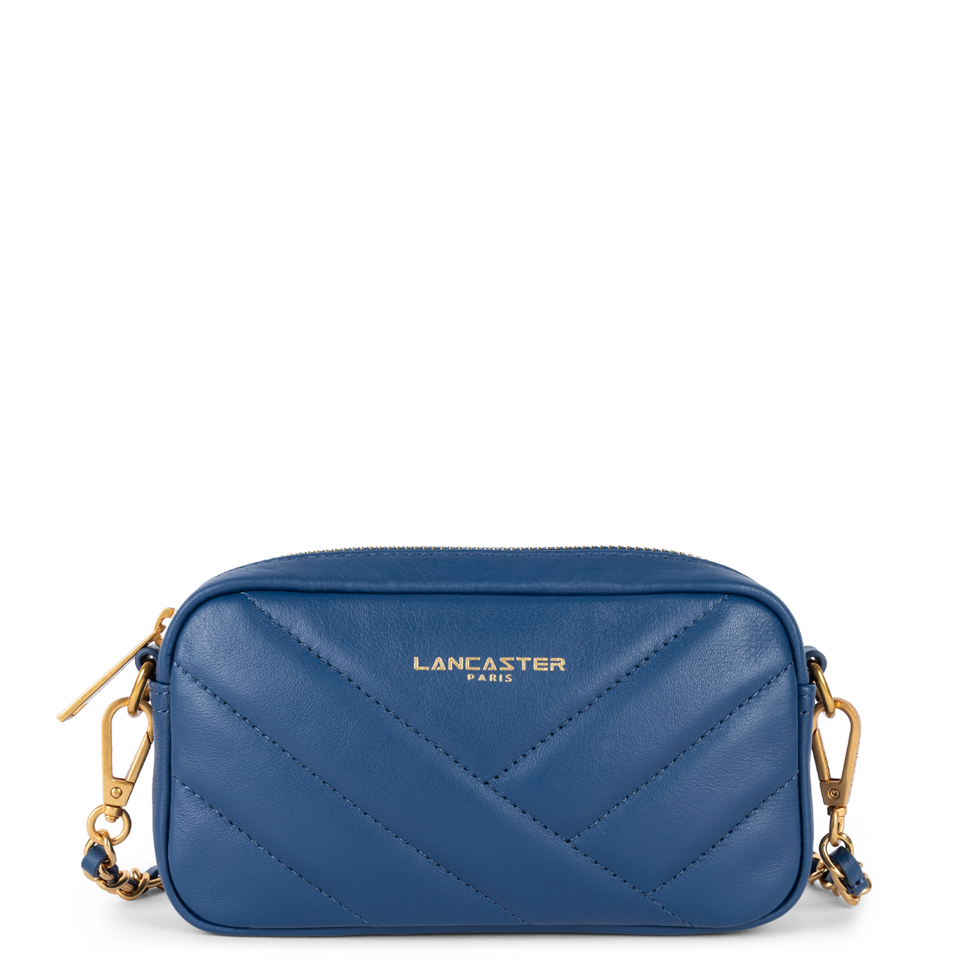 mini pochette smartphone - soft matelassé #couleur_bleu
