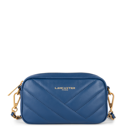 mini pochette smartphone - soft matelassé #couleur_bleu