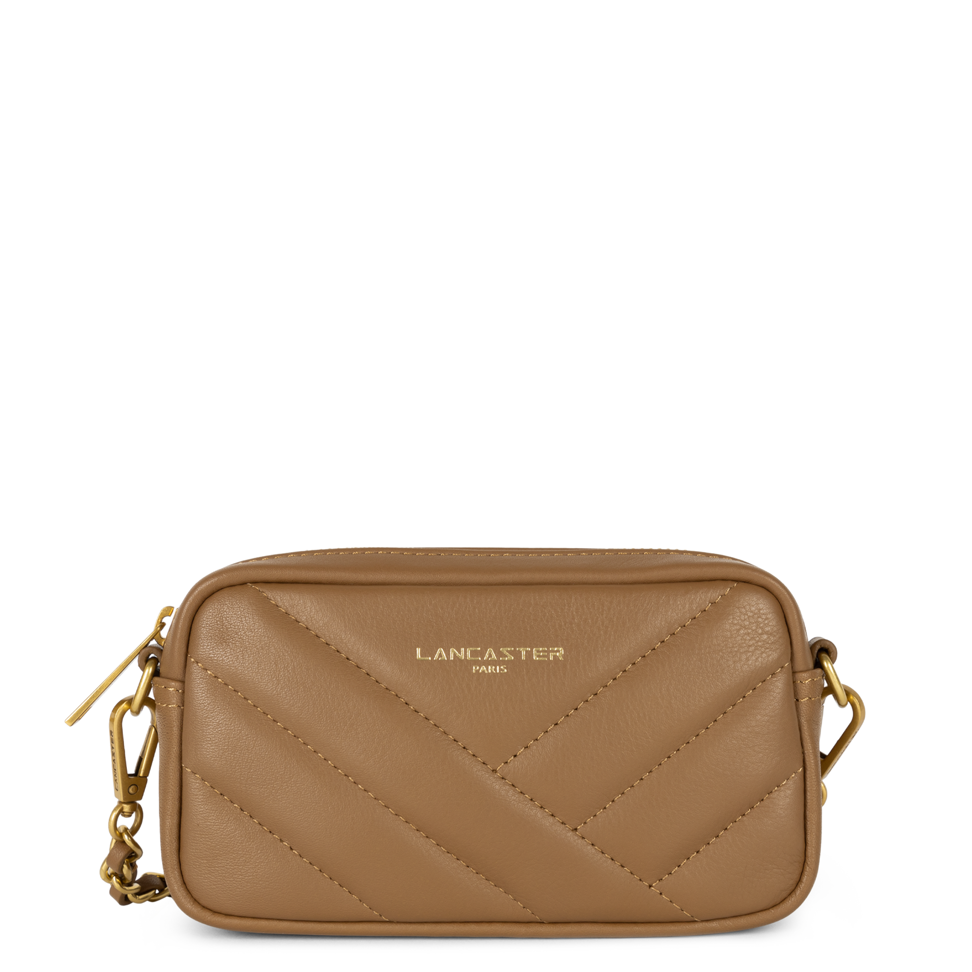 mini pochette smartphone - soft matelassé #couleur_camel