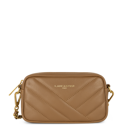 mini pochette smartphone - soft matelassé #couleur_camel