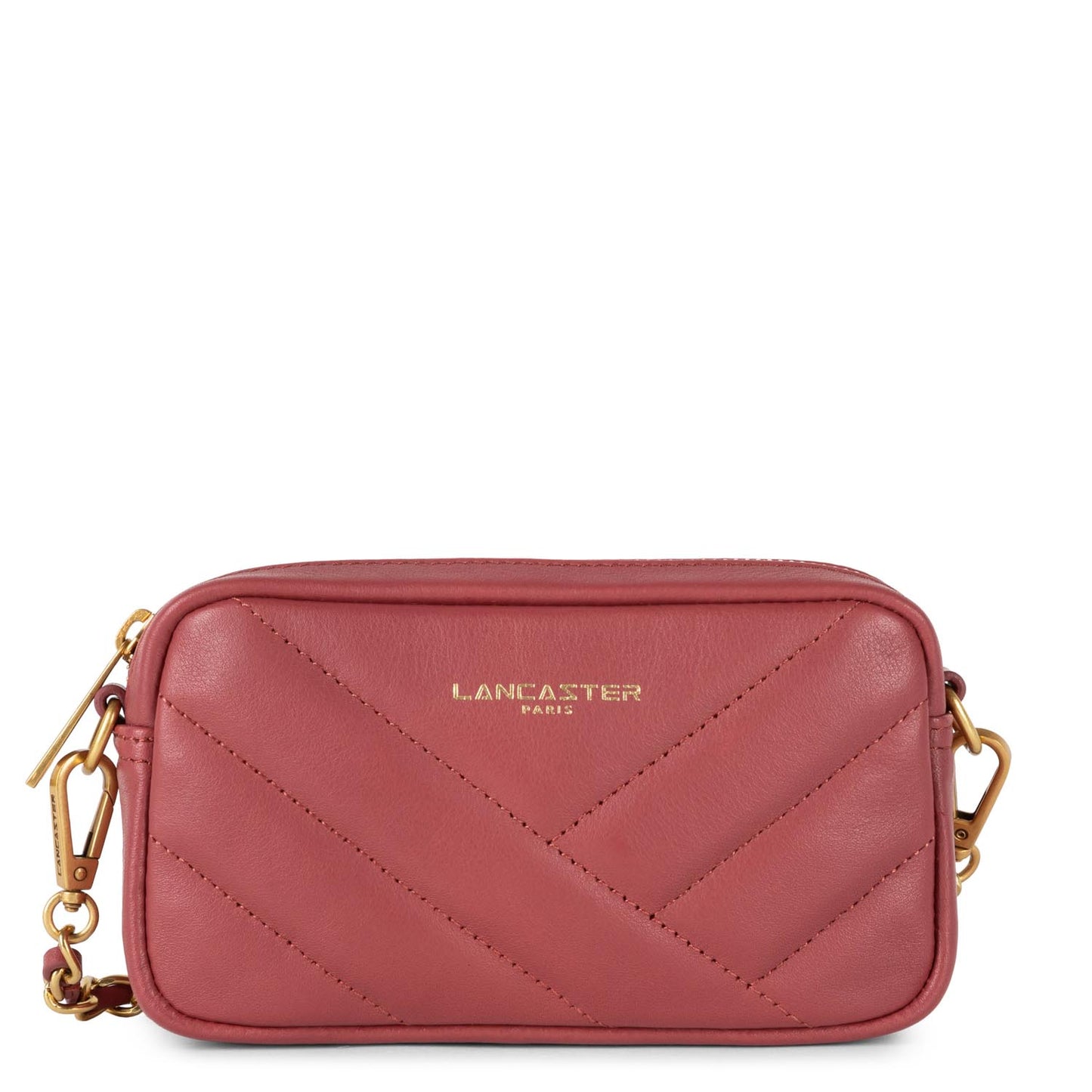 mini pochette smartphone - soft matelassé #couleur_framboise