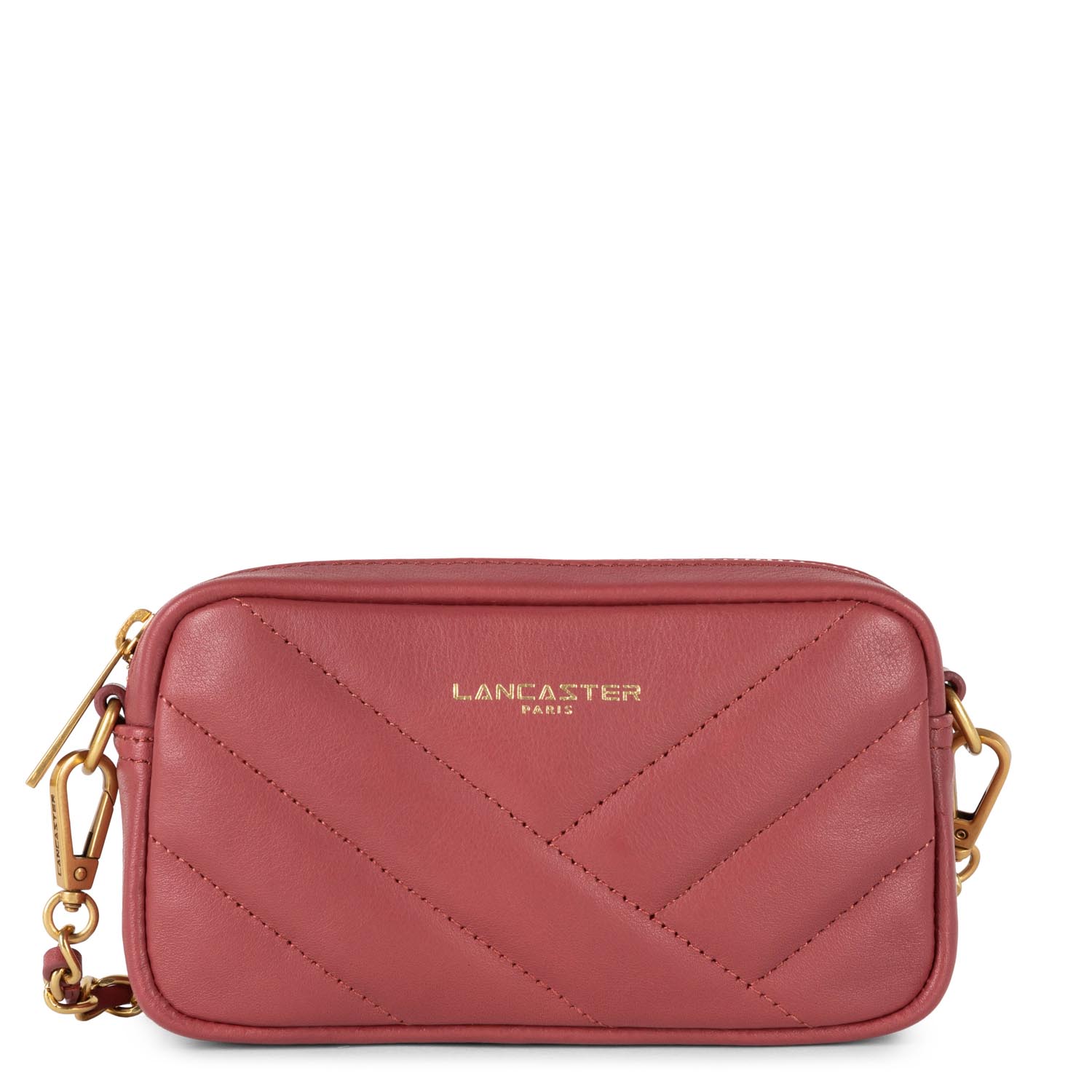 mini pochette smartphone - soft matelassé #couleur_framboise