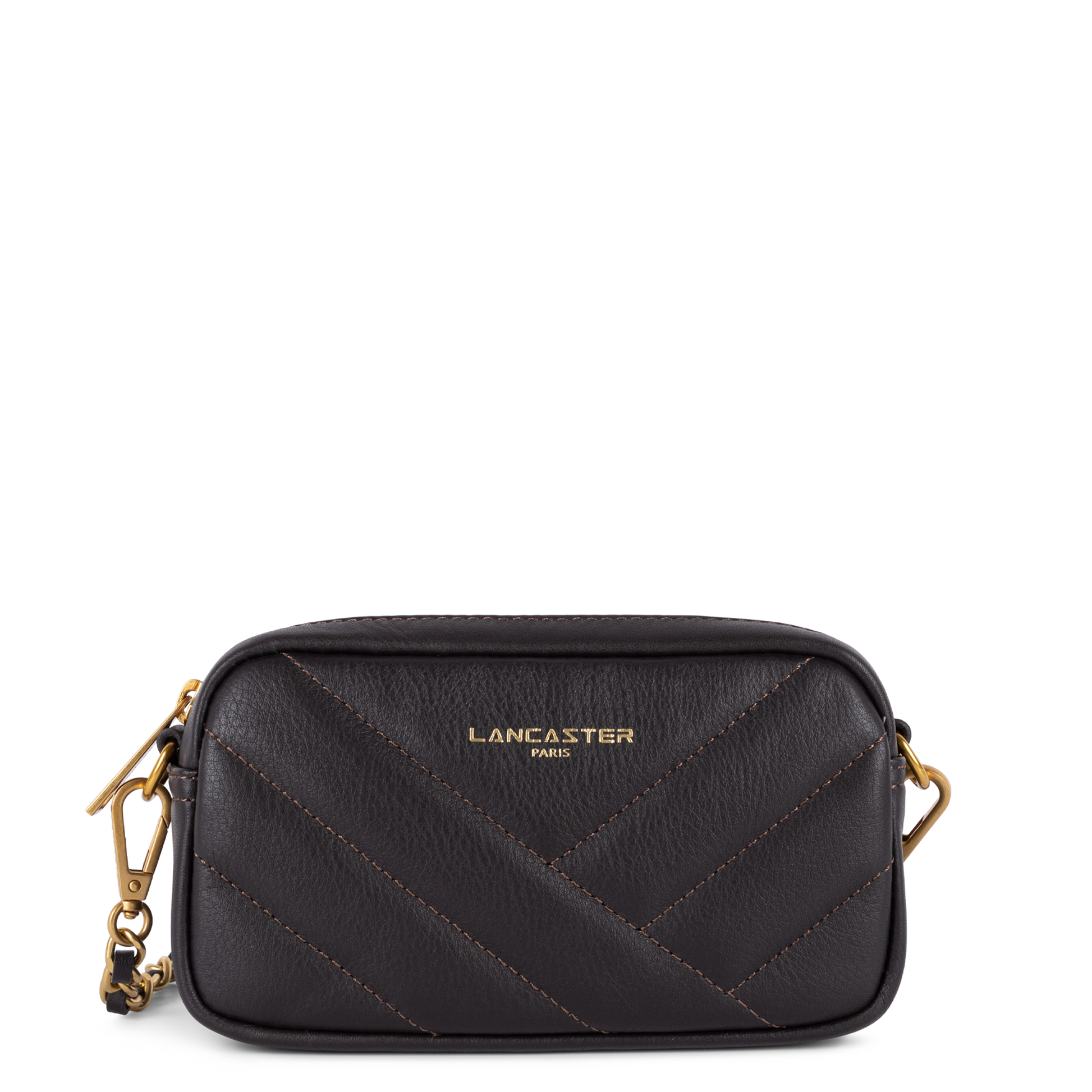 mini pochette smartphone - soft matelassé #couleur_marron