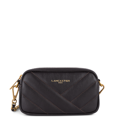 mini pochette smartphone - soft matelassé #couleur_marron