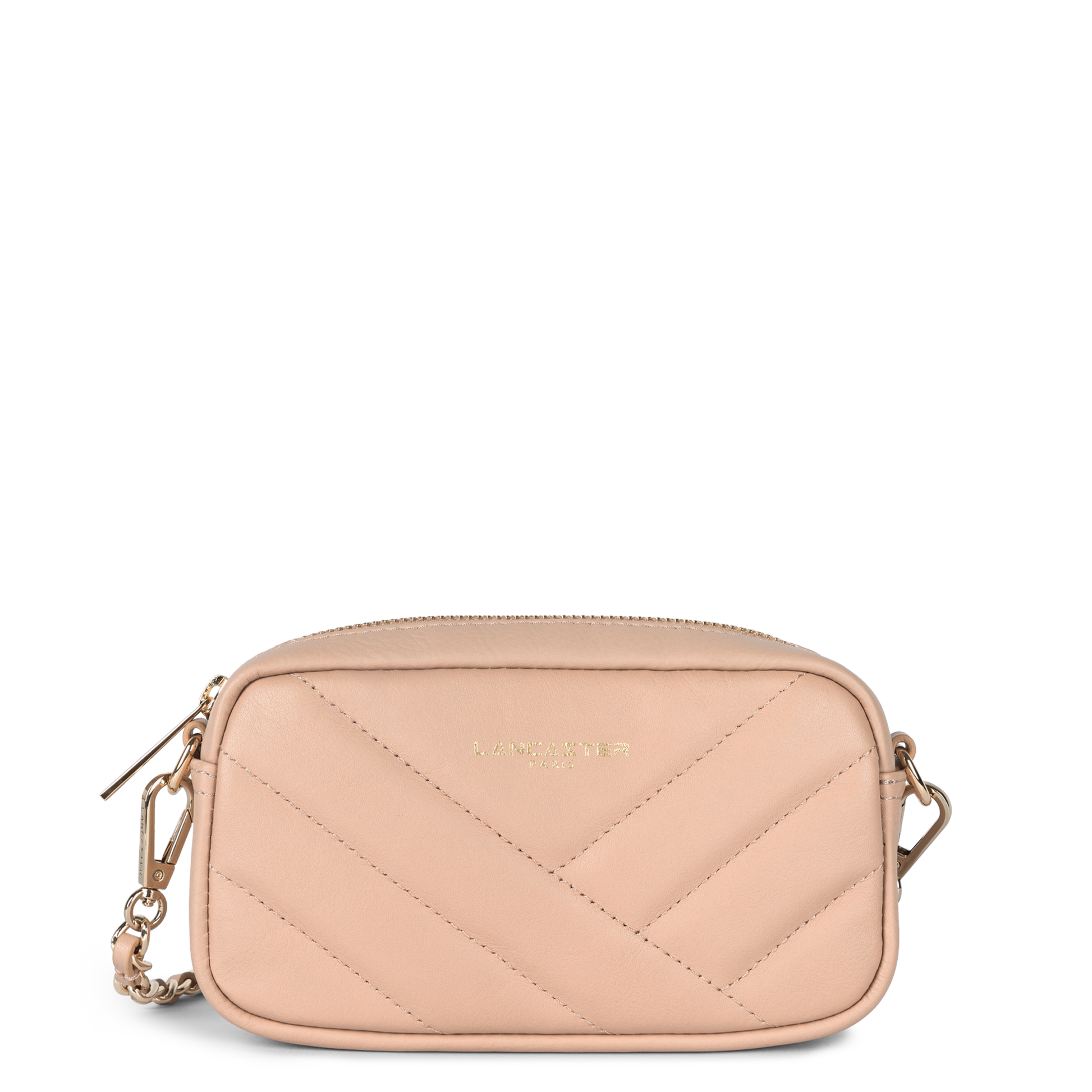 mini pochette smartphone - soft matelassé #couleur_nude-ros