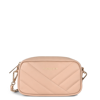 mini pochette smartphone - soft matelassé #couleur_nude-ros