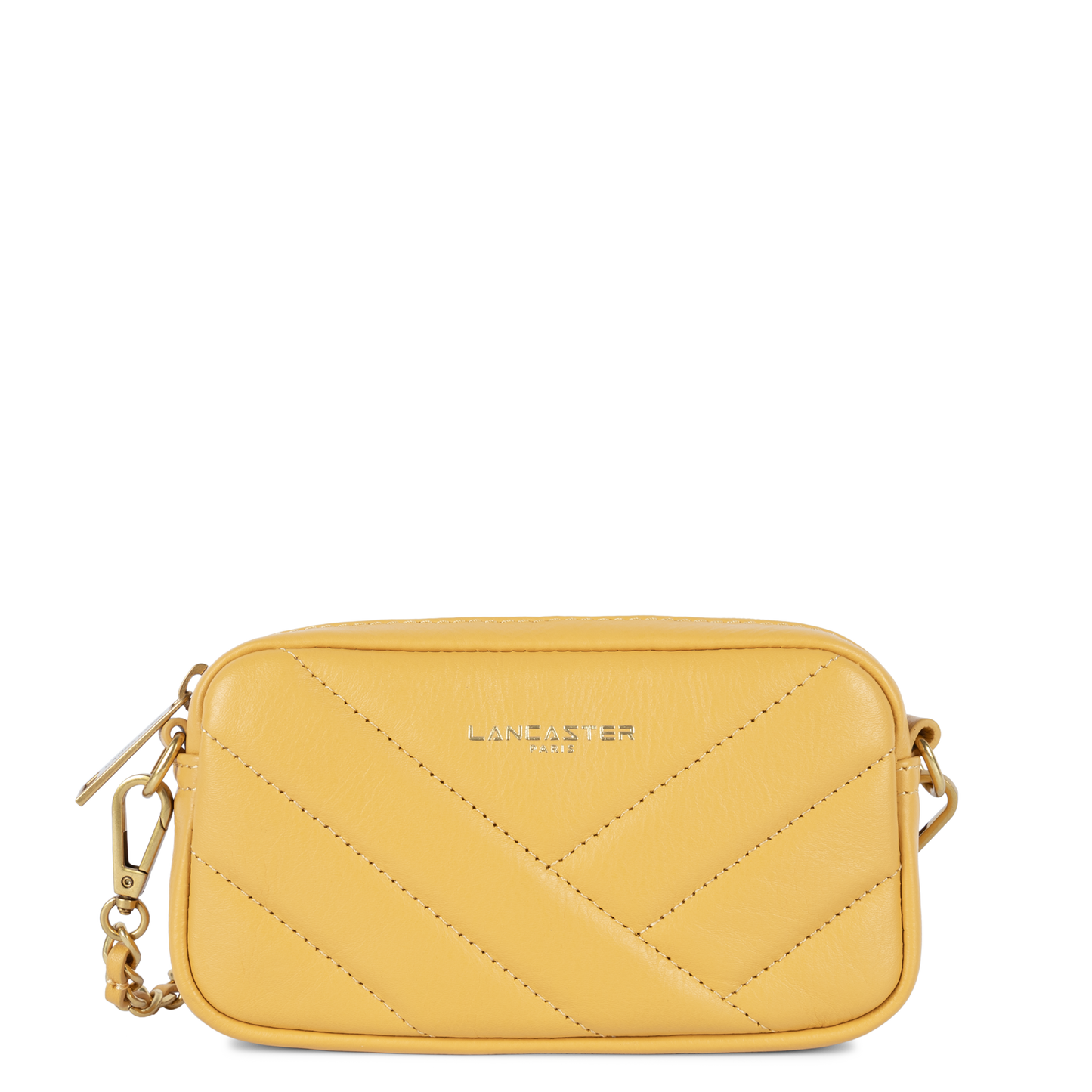 mini pochette smartphone - soft matelassé #couleur_ocre