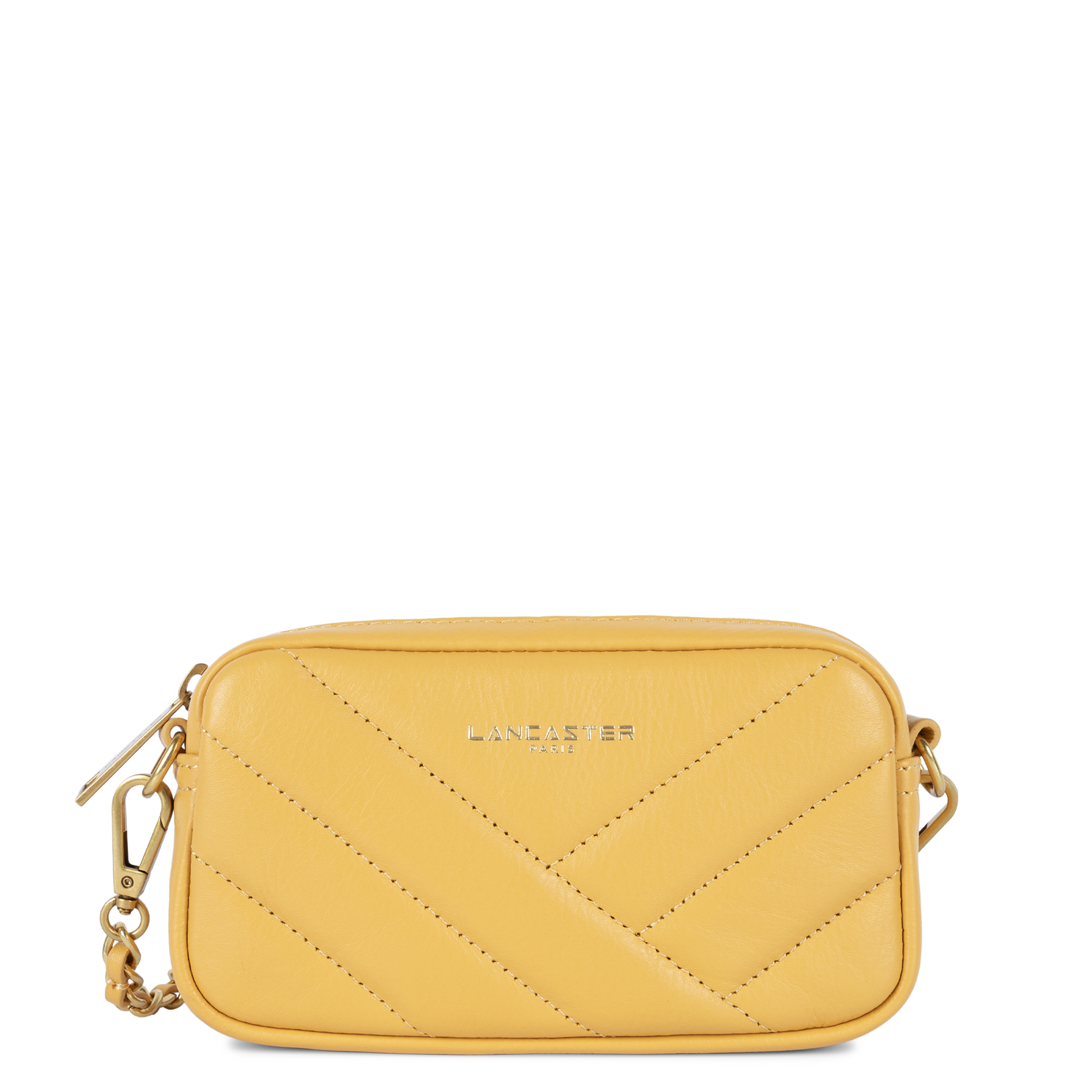 mini pochette smartphone - soft matelassé #couleur_ocre