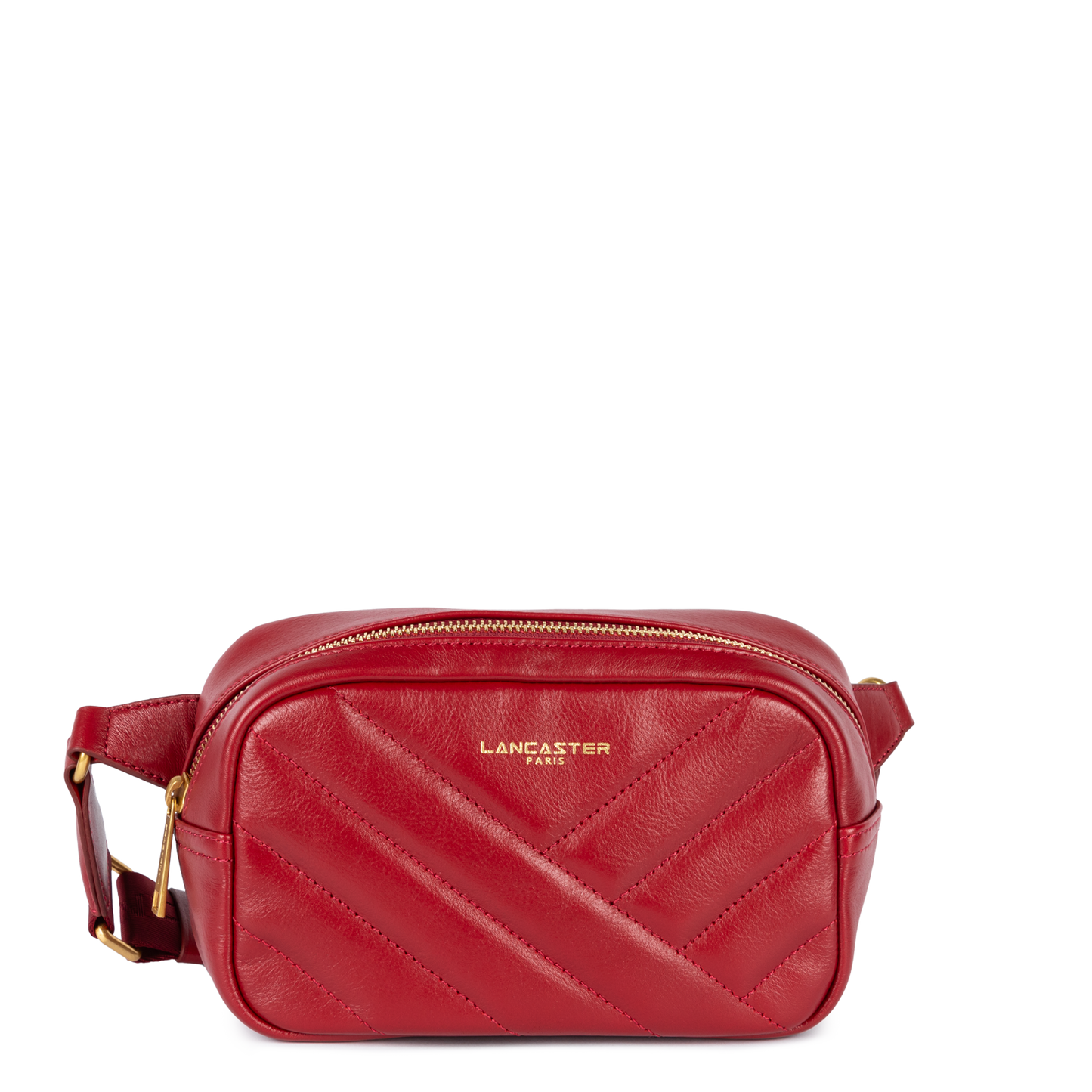sac banane - soft matelassé #couleur_carmin