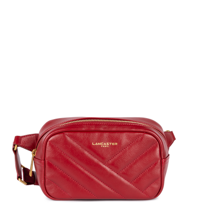 sac banane - soft matelassé #couleur_carmin