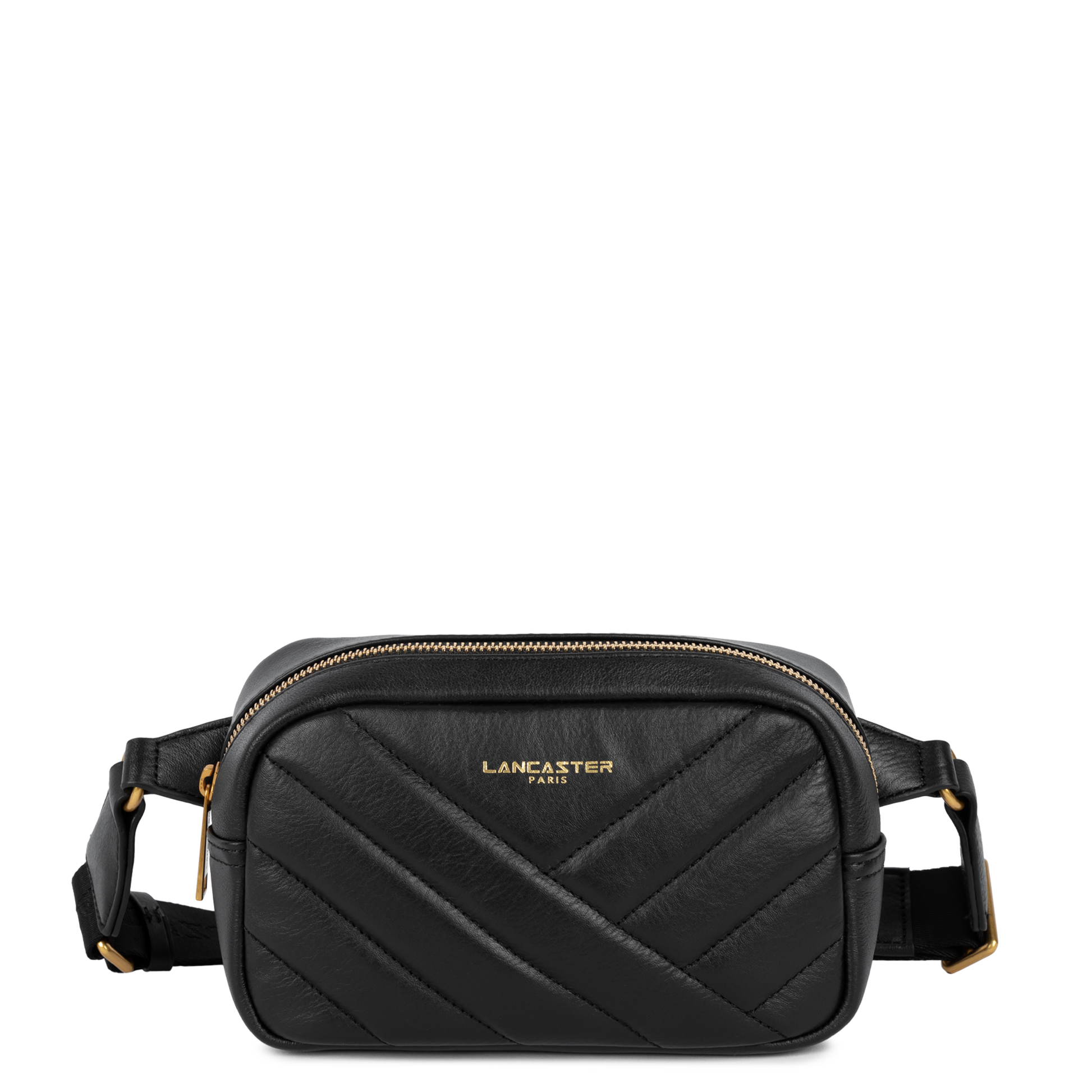 sac banane - soft matelassé #couleur_noir