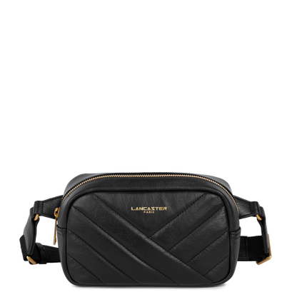 sac banane - soft matelassé #couleur_noir