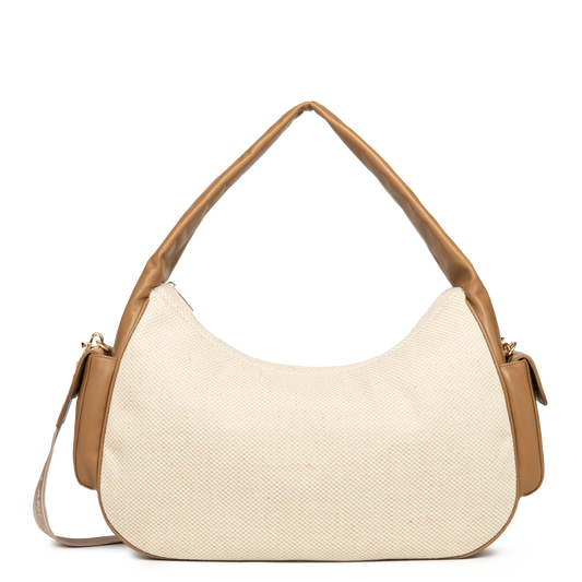 très grand sac de voyage - julia summer #couleur_camel-beige