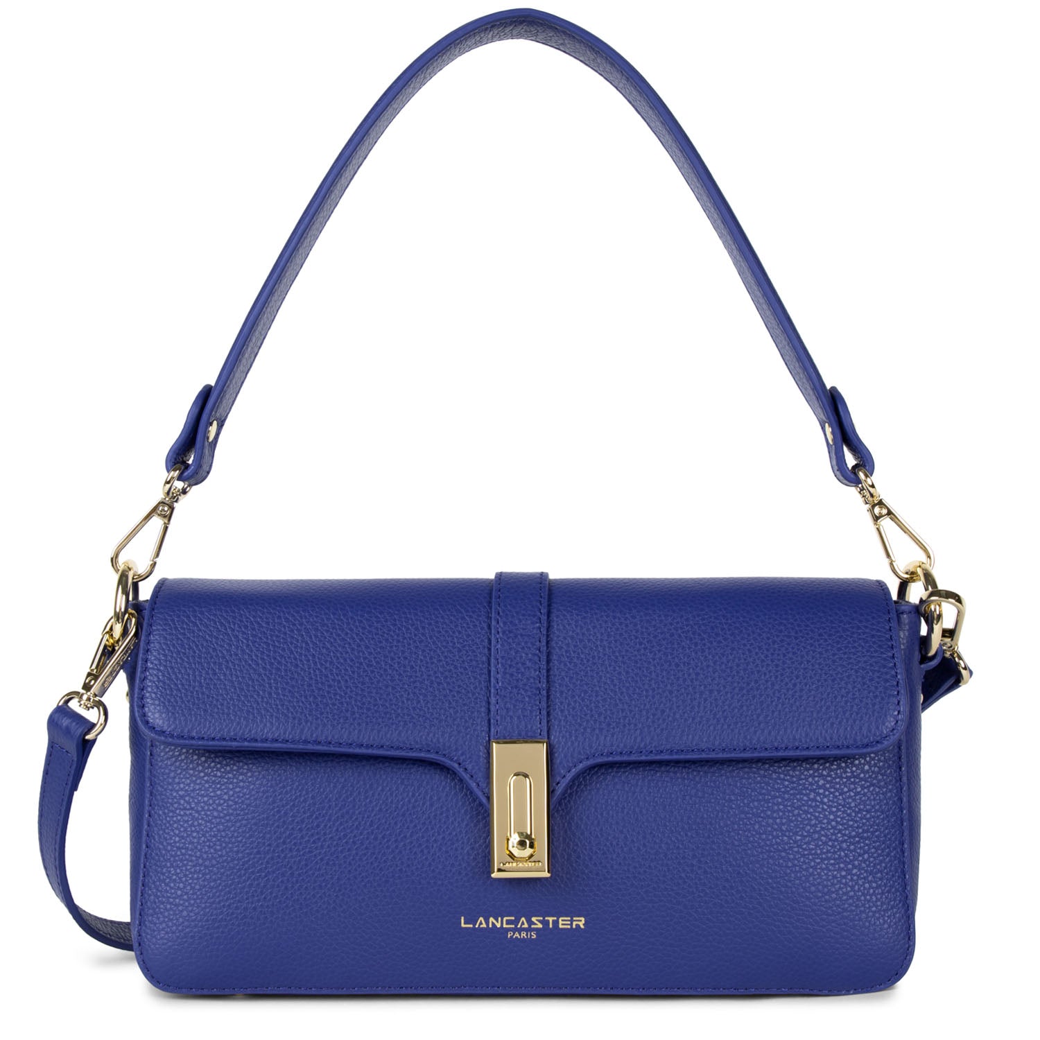 sac baguette - foulonné milano #couleur_bleu-lectrique